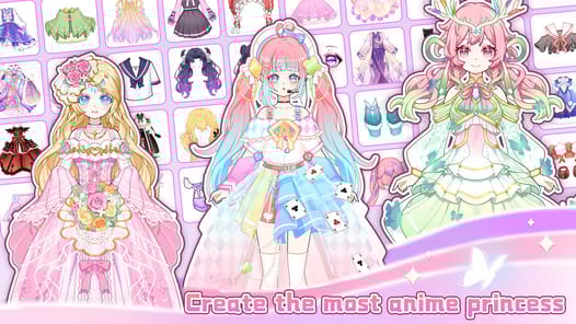 Anime Princess Dress Up Game for PC screenshot 1