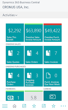 Microsoft Dynamics 365 Business Central for PC screenshot 1