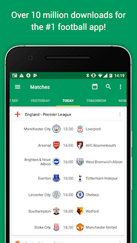 FotMob - Live Soccer Scores for PC screenshot 1