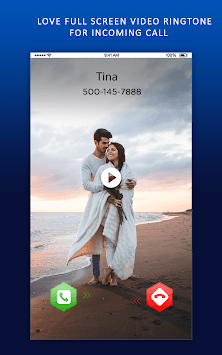 Love Full Screen Video Ringtone For Incoming Call for PC screenshot 1
