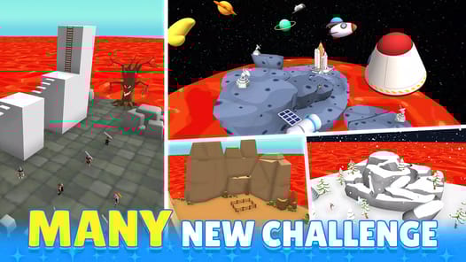 Obby Block World: Lava Fall for PC screenshot 2