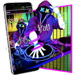 Neon DJ Music Colorful Theme for PC