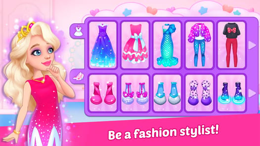 Princess girl paper House game for PC screenshot 1