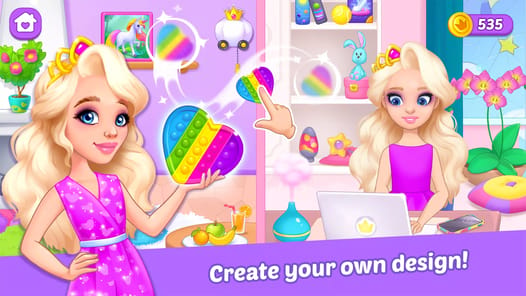 Princess girl paper House game for PC screenshot 3