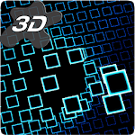 Neon Squares Parallax Particles 3D Live Wallpaper for PC