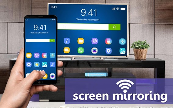 Screen Mirroring With TV :  Wireless Mirroring App for PC screenshot 1