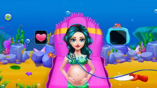 Pregnant Mermaid Mommy Salon for PC screenshot 2
