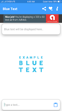 Blue Text - Black Text to Blue Form for PC screenshot 1