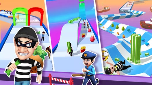 Thief and Run 3D for PC screenshot 1