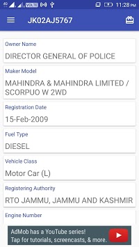 RTO Vehicle Registration Details - Vahan Info for PC screenshot 3