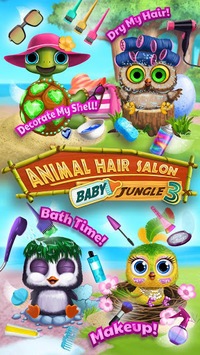 Baby Animal Hair Salon 3 - Newborn Hatch & Haircut for PC screenshot 3