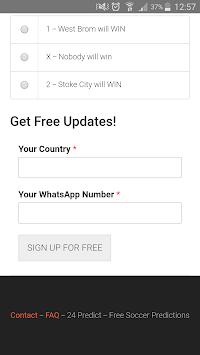 24predict.com - Free Football Predictions for PC screenshot 3