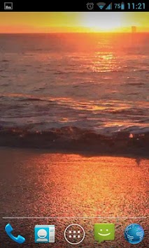 Sunset Beach Live Wallpaper HD for PC screenshot 1