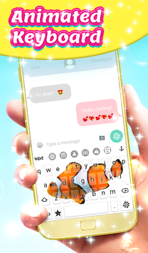 Clown Fish Animated Keyboard + Live Wallpaper for PC screenshot 1
