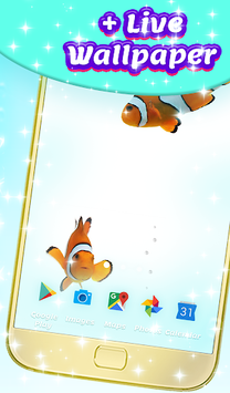 Clown Fish Animated Keyboard + Live Wallpaper for PC screenshot 2