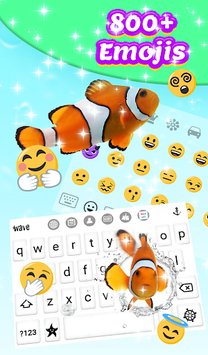 Clown Fish Animated Keyboard + Live Wallpaper for PC screenshot 3