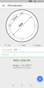 PCD and Chord Calculator for PC screenshot 1