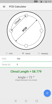 PCD and Chord Calculator for PC screenshot 2