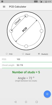 PCD and Chord Calculator for PC screenshot 3