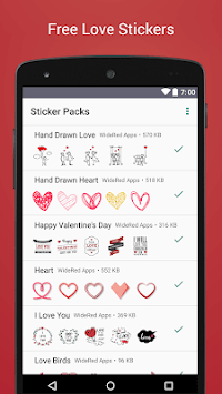 Love Stickers for Whatsapp - WAStickerApps for PC screenshot 1
