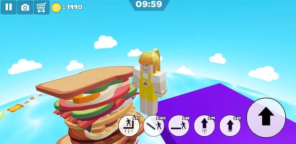 Escape sandwich island parkour for PC screenshot 1