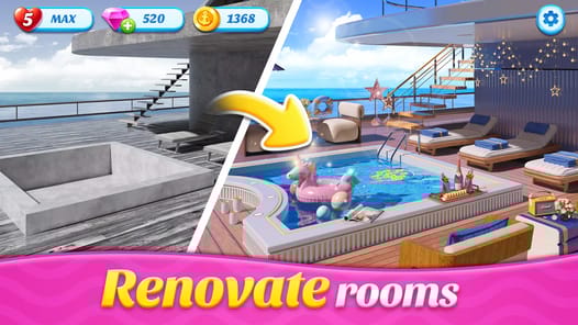 Space Decor : Luxury Yacht for PC screenshot 1