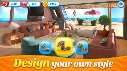 Space Decor : Luxury Yacht for PC screenshot 2