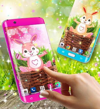 Cute bunny live wallpaper for android for PC screenshot 1