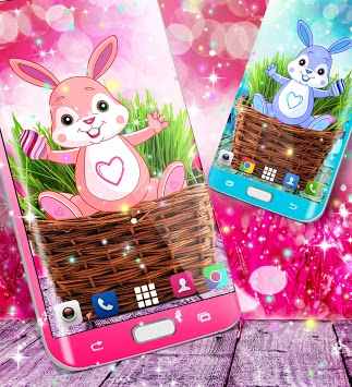 Cute bunny live wallpaper for android for PC screenshot 2
