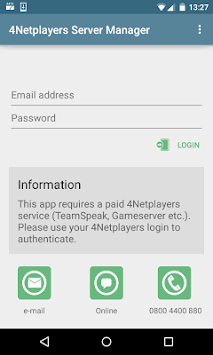 4Netplayers Server Manager for PC screenshot 1