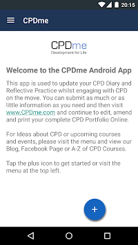 CPD Portfolio Builder - CPDme for PC screenshot 1