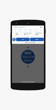 Hide|Remove|Fake Chat name for imo with 1 click for PC screenshot 3
