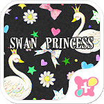 Neon Wallpaper Swan Princess for PC