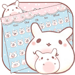 Cartoon Rabbit Keyboard Theme for PC