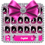 Diamond Bowknot Glitter Keyboard Theme for PC
