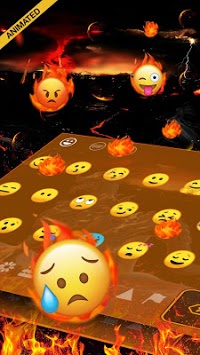 3D Lava Fire Dragon Keyboard Theme for PC screenshot 3