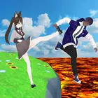 The floor is lava game parkour for PC