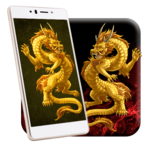 Golden Dragon Live Wallpaper for PC