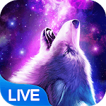 Galaxy Wolf Live Wallpaper for PC