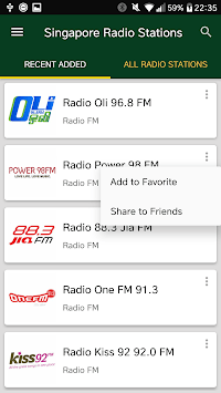 Singapore Radio Stations for PC screenshot 2