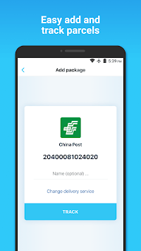 pkge.net - Package tracking for PC screenshot 1