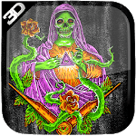 Santa Muerte 3D Live Wallpaper for PC