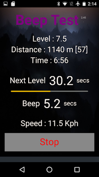 Beep Test for PC screenshot 2