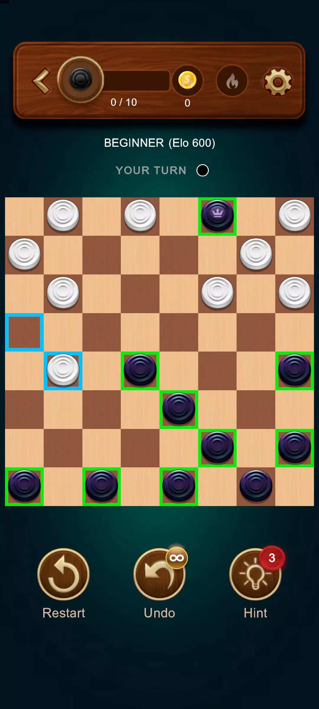 Checkers for PC screenshot 2