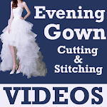 Evening Gown Cutting Stitching Video (Party Dress) for PC