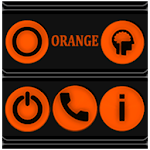 Orange and Black Icon Pack v4.6 Free for PC