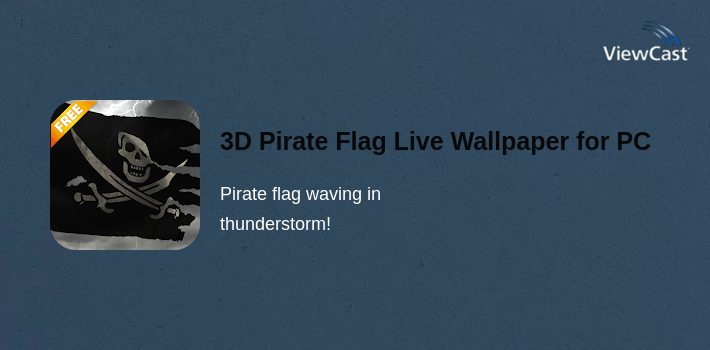 3D Pirate Flag Live Wallpaper for PC screenshot