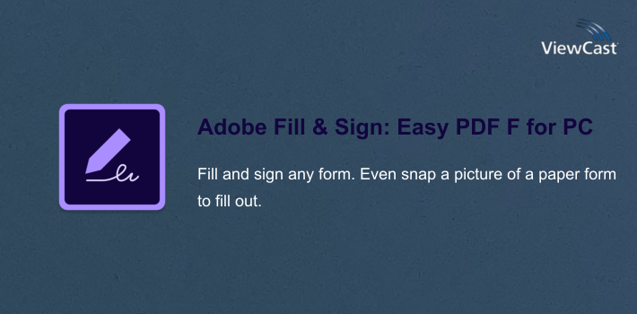 Adobe Fill & Sign: Easy PDF Form Filler for PC screenshot