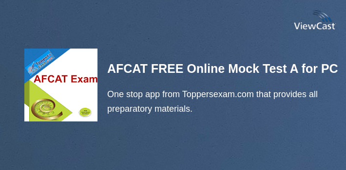 Download AFCAT FREE Online Mock Test App for PC / Windows / Computer