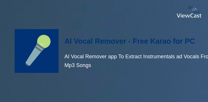 AI Vocal Remover - Free Karaoke instrumental Maker for PC screenshot